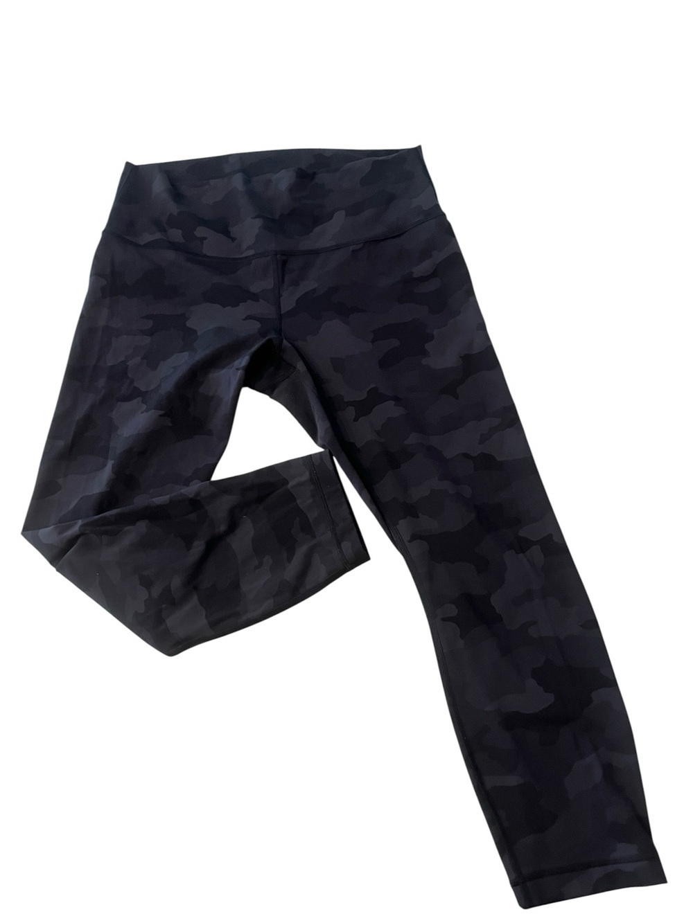 Lululemon Black Camo Active Leggings Sz 12